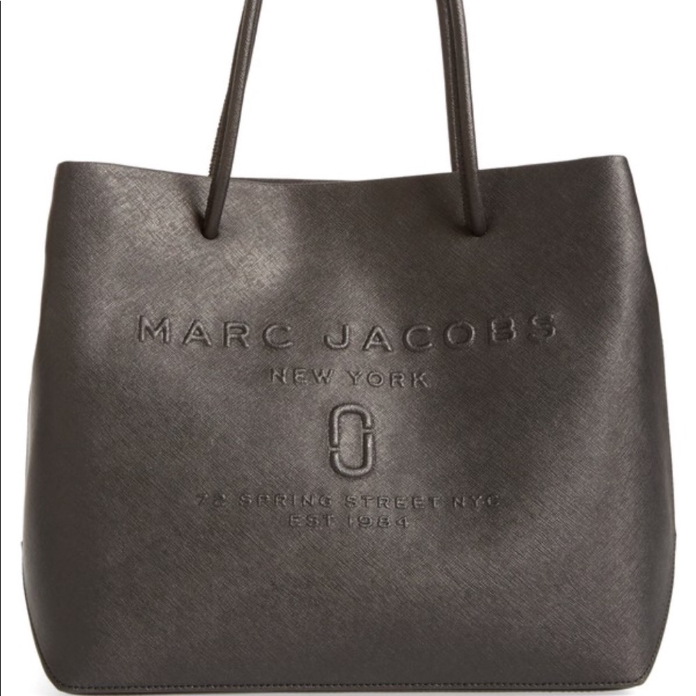 Marc Jacobs Black Logo Tote Bag ~ EUC!